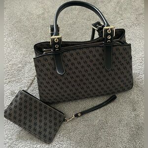Classic Dooney & Bourke Monogram Handbag